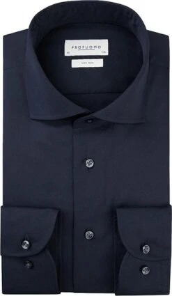 Profuomo Shirt Slim Fit Navy -Kleding Outlet Winkel 12849 6 1