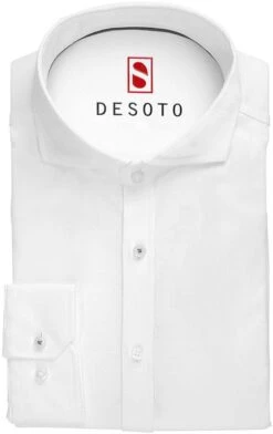 Desoto Overhemd Strijkvrij Wit -Kleding Outlet Winkel 13790 8