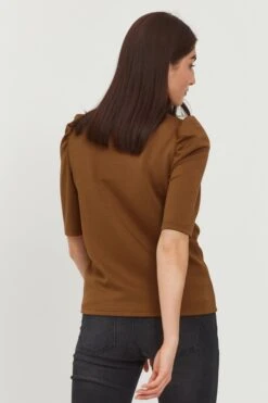 B.young T-shirts Shirt BYPUSTI Dames Bruin -Kleding Outlet Winkel 1478a96c643992d36d8f5179e7815f09