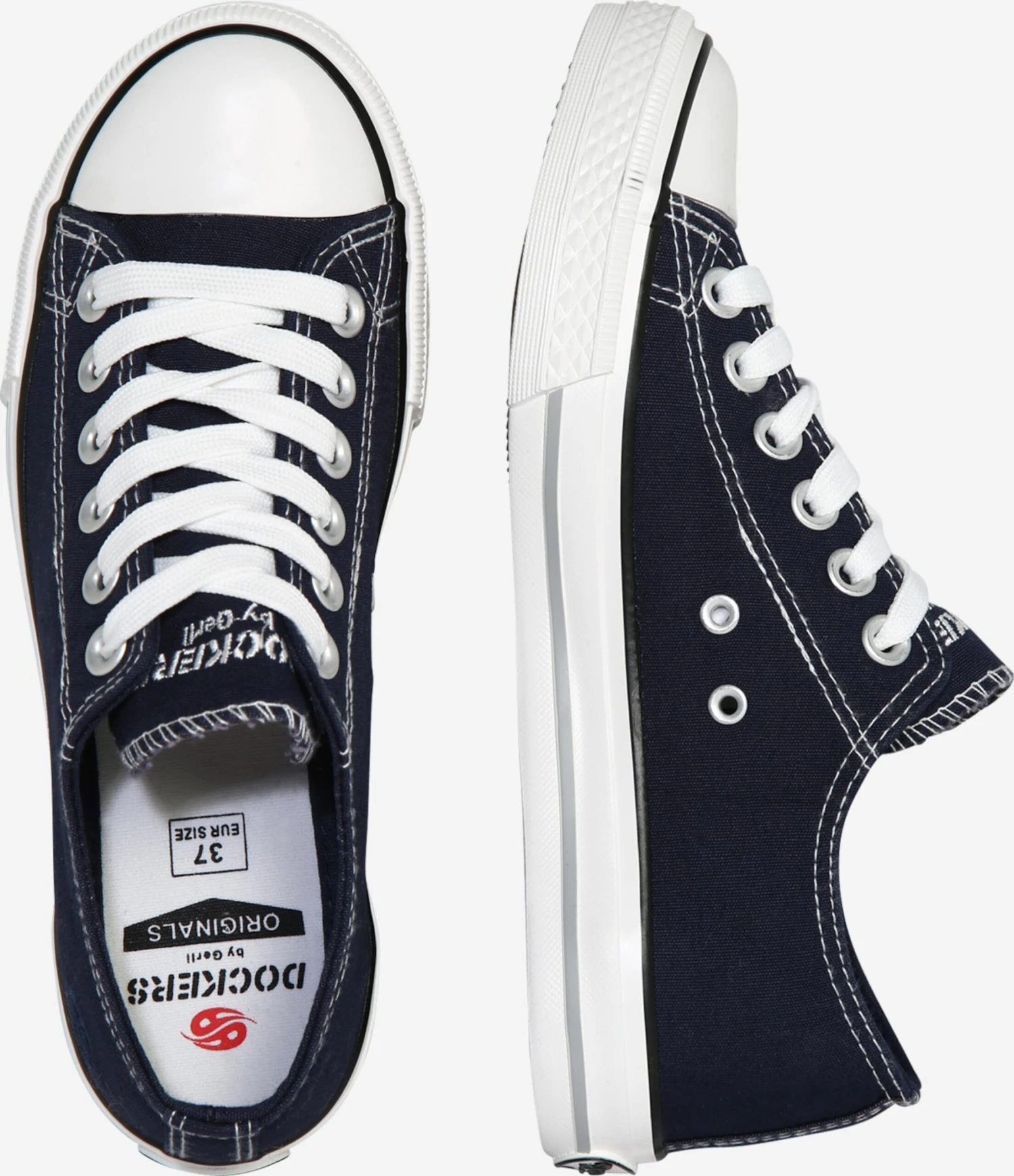 Dockers By Gerli Slip-on Sneakers Slip-on Dames Navy 4 Dockers By Gerli Slip-on Sneakers Slip-on Dames Navy - Afbeelding 2