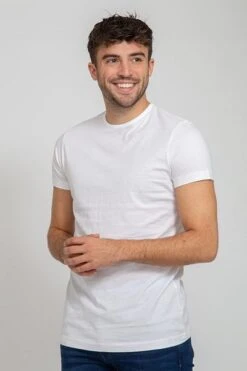 Suitable T-shirts Wit O-hals Ota 6 Pack -Kleding Outlet Winkel 236 41