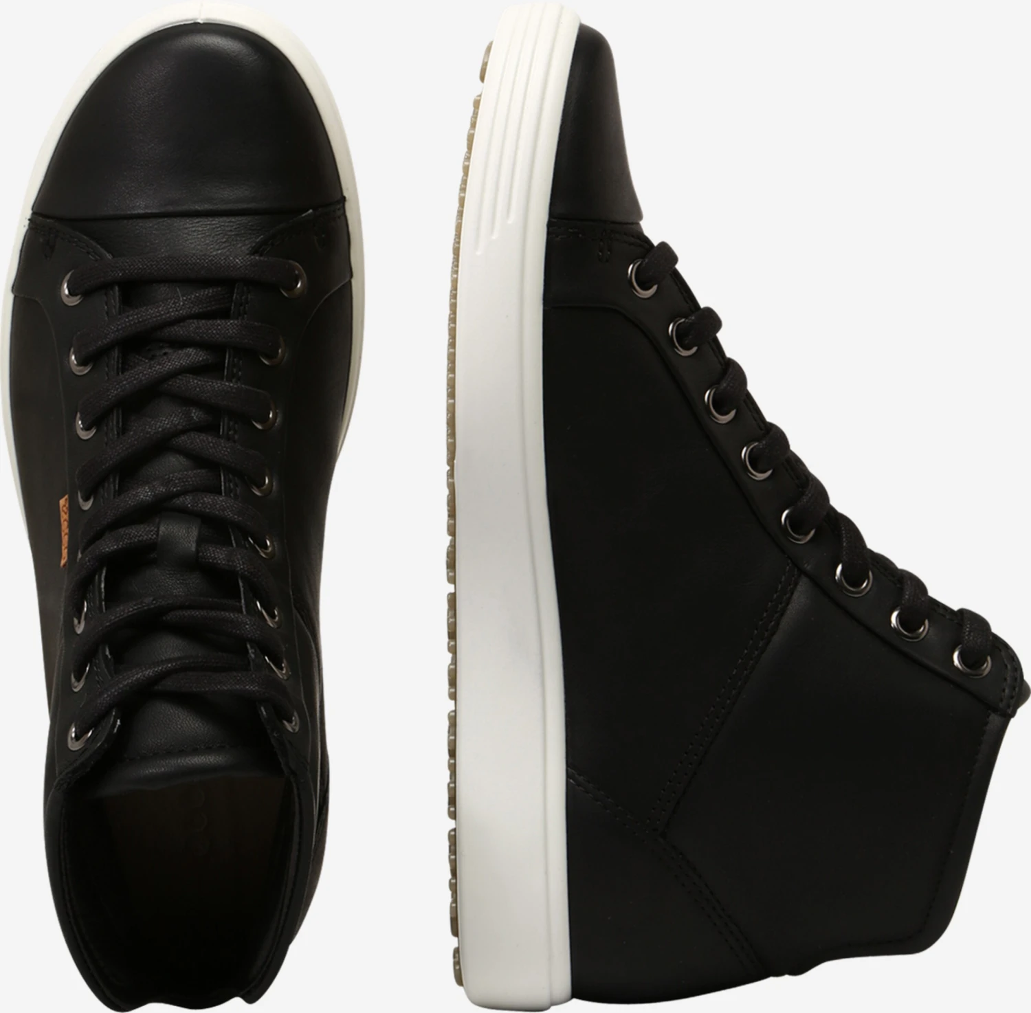 ECCO Hoge Sneakers Sneakers Hoog Dames Zwart 4 ECCO Hoge Sneakers Sneakers Hoog Dames Zwart - Afbeelding 2