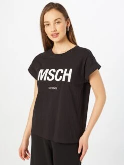 MOSS COPENHAGEN T-shirts Shirt Alva Dames Zwart -Kleding Outlet Winkel 419be47110351996ec38c7be3dd15dd5