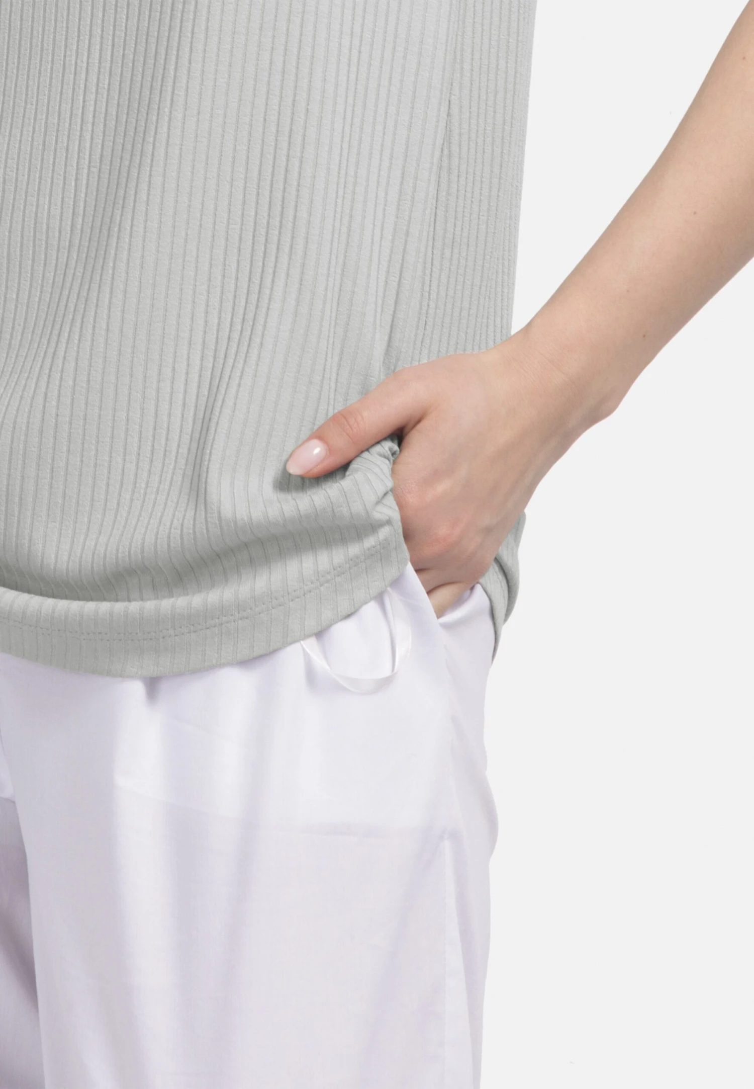 HELMIDGE Mouwloze Shirts Top Dames Grijs 7 HELMIDGE Mouwloze Shirts Top Dames Grijs - Afbeelding 5