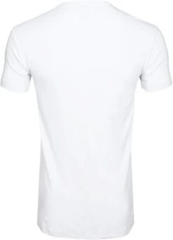 Alan Red Bamboo T-shirt V-Hals Wit -Kleding Outlet Winkel 59042 7