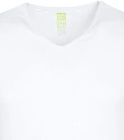 Alan Red Bamboo T-shirt V-Hals Wit -Kleding Outlet Winkel 59042 9