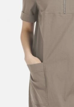 HELMIDGE Midi Jurken Jurk Dames Beige -Kleding Outlet Winkel 6cde7aeb75035ea2167f13c87c408cd6