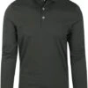 Profuomo Groene Longsleeve Polo -Kleding Outlet Winkel 72557 1