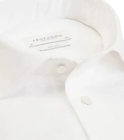 Profuomo Shirt Cutaway Dubbel Manchet Wit -Kleding Outlet Winkel 7274 15 1
