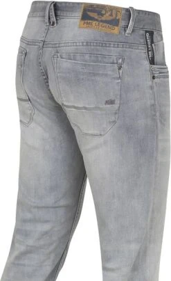 PME Legend Skymaster Jeans Grijs Gebleekt -Kleding Outlet Winkel 75533 3