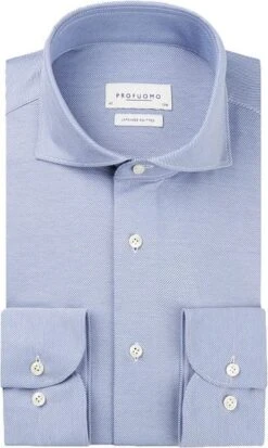 Profuomo Japanese Knitted Overhemd Royal Blauw 8 Profuomo Japanese Knitted Overhemd Royal Blauw -Kleding Outlet Winkel 77240 1 1
