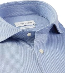 Profuomo Japanese Knitted Overhemd Royal Blauw 9 Profuomo Japanese Knitted Overhemd Royal Blauw -Kleding Outlet Winkel 77240 2 1