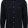 Gant Casual Overhemd Honeycomb Navy