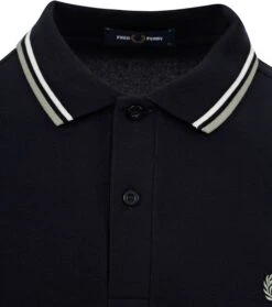 Fred Perry Polo M3600 Navy R64 -Kleding Outlet Winkel 77373 2 1