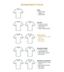 Suitable T-shirt Wit Diepe V-hals Vitaru Stretch 6 Pack -Kleding Outlet Winkel 77493 6