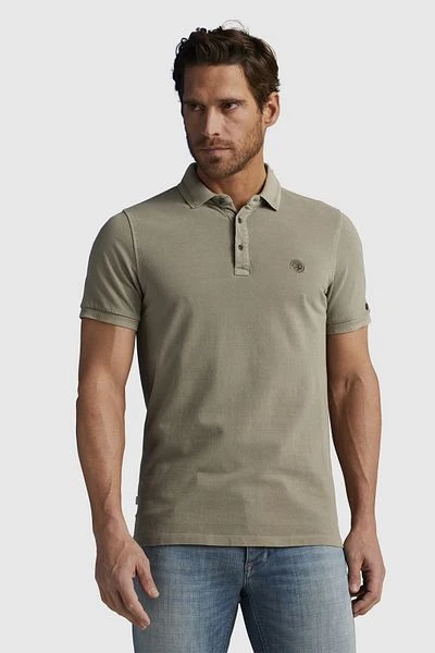 Cast Iron Poloshirt Piqué Groen 4 Cast Iron Poloshirt Piqué Groen - Afbeelding 2