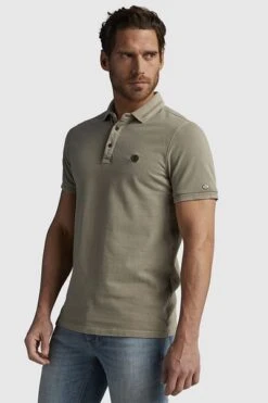 Cast Iron Poloshirt Piqué Groen 10 Cast Iron Poloshirt Piqué Groen -Kleding Outlet Winkel 77515 3