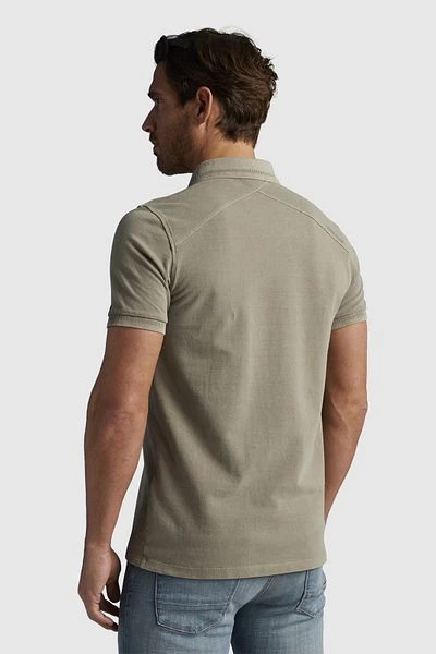 Cast Iron Poloshirt Piqué Groen 6 Cast Iron Poloshirt Piqué Groen - Afbeelding 4