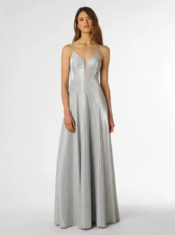 Marie Lund Avondjurken Avondjurk Dames Zilver