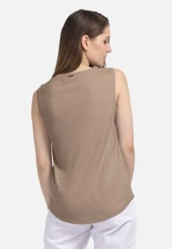 HELMIDGE Mouwloze Shirts Top Dames Beige -Kleding Outlet Winkel aa0228ed1adfcd7c90038bc9fe56de41