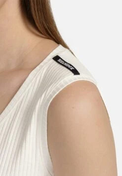 HELMIDGE Mouwloze Shirts Top Dames Wit -Kleding Outlet Winkel b968450fea6fb599b5b81f652983a1ea