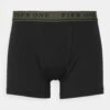 Pier One 5 PACK - Onderbroeken - Black/khaki