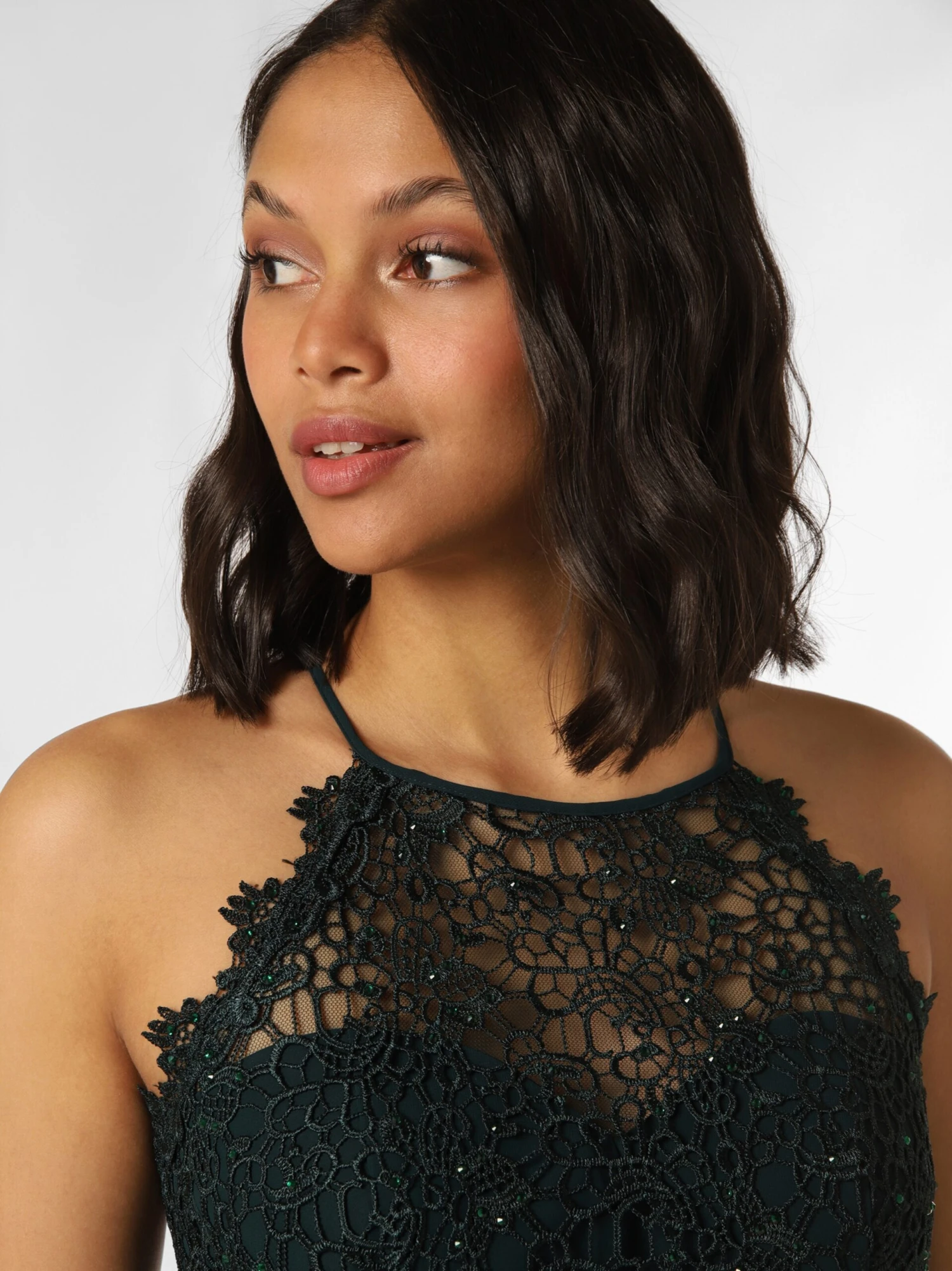 Marie Lund Avondjurken Avondjurk Dames Groen 5 Marie Lund Avondjurken Avondjurk Dames Groen - Afbeelding 3