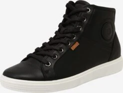 ECCO Hoge Sneakers Sneakers Hoog Dames Zwart