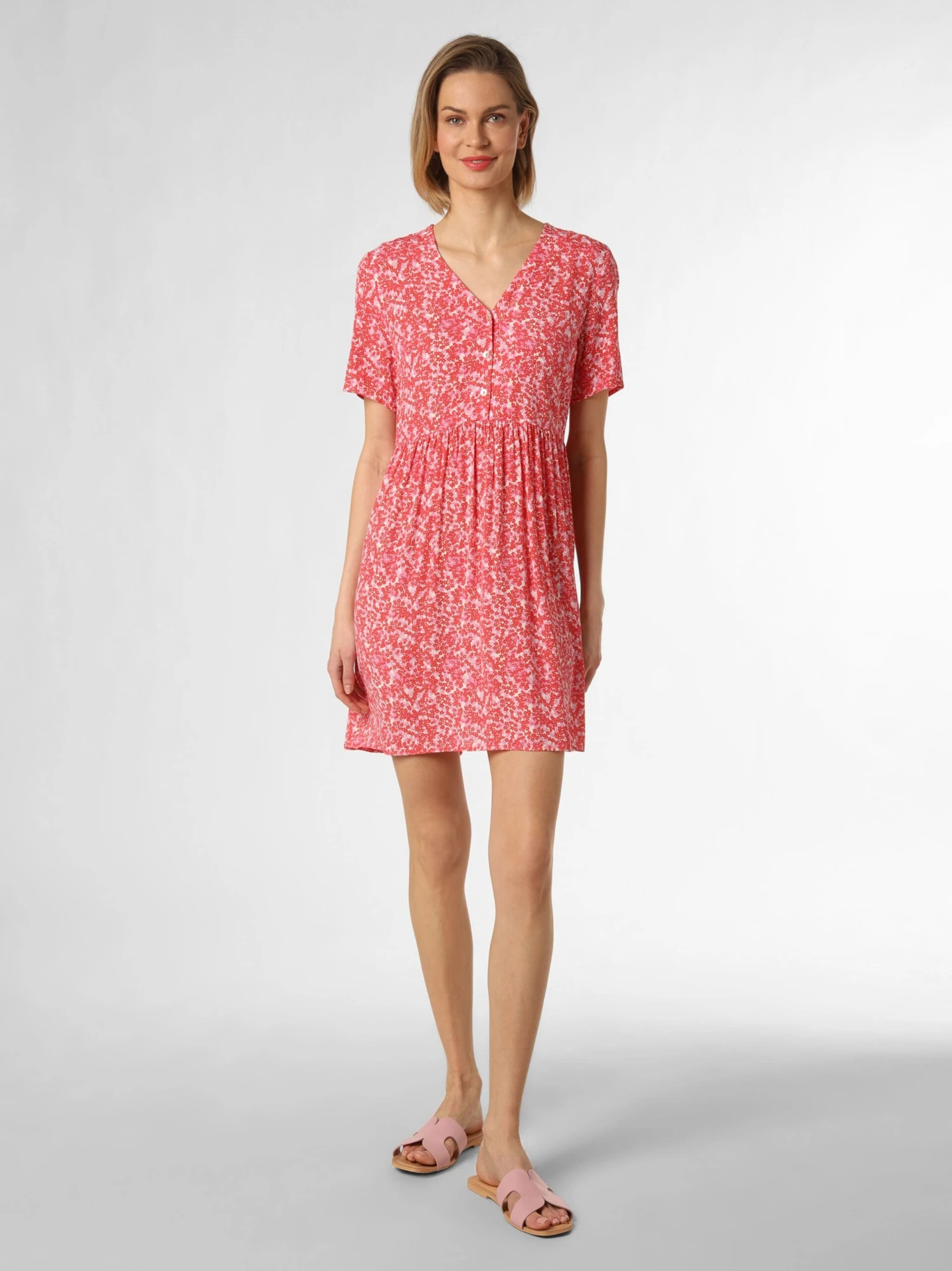 Marie Lund Zomerjurken Zomerjurk Dames Rood 3 Marie Lund Zomerjurken Zomerjurk Dames Rood