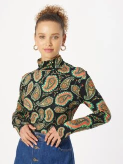 WAREHOUSE Longsleeves Shirt Dames Zwart -Kleding Outlet Winkel d9ba60d9d21821f8d16d75699135b89e