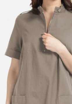 HELMIDGE Midi Jurken Jurk Dames Beige -Kleding Outlet Winkel dbdca72316c99f2a530a7406f1d4238d