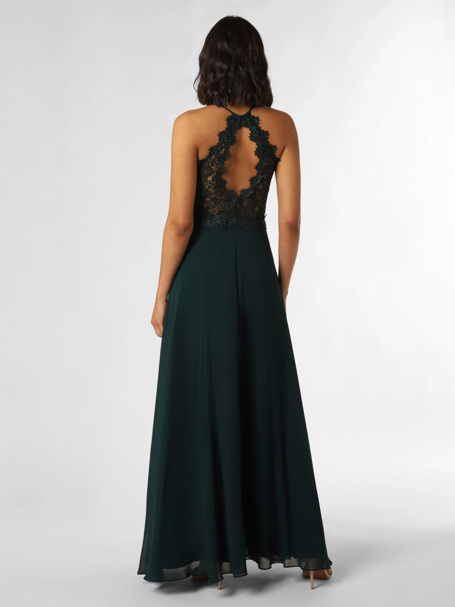 Marie Lund Avondjurken Avondjurk Dames Groen 4 Marie Lund Avondjurken Avondjurk Dames Groen - Afbeelding 2