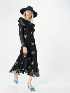 WAREHOUSE Cocktailjurken Cocktailjurk William Morris Dames Zwart 11 WAREHOUSE Cocktailjurken Cocktailjurk William Morris Dames Zwart -Kleding Outlet Winkel f23d82d6b56e2eb68236667624a27084