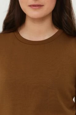 B.young T-shirts Shirt BYPUSTI Dames Bruin -Kleding Outlet Winkel f4bb38a7b3bebdda8b6eb2cb6c4358ba